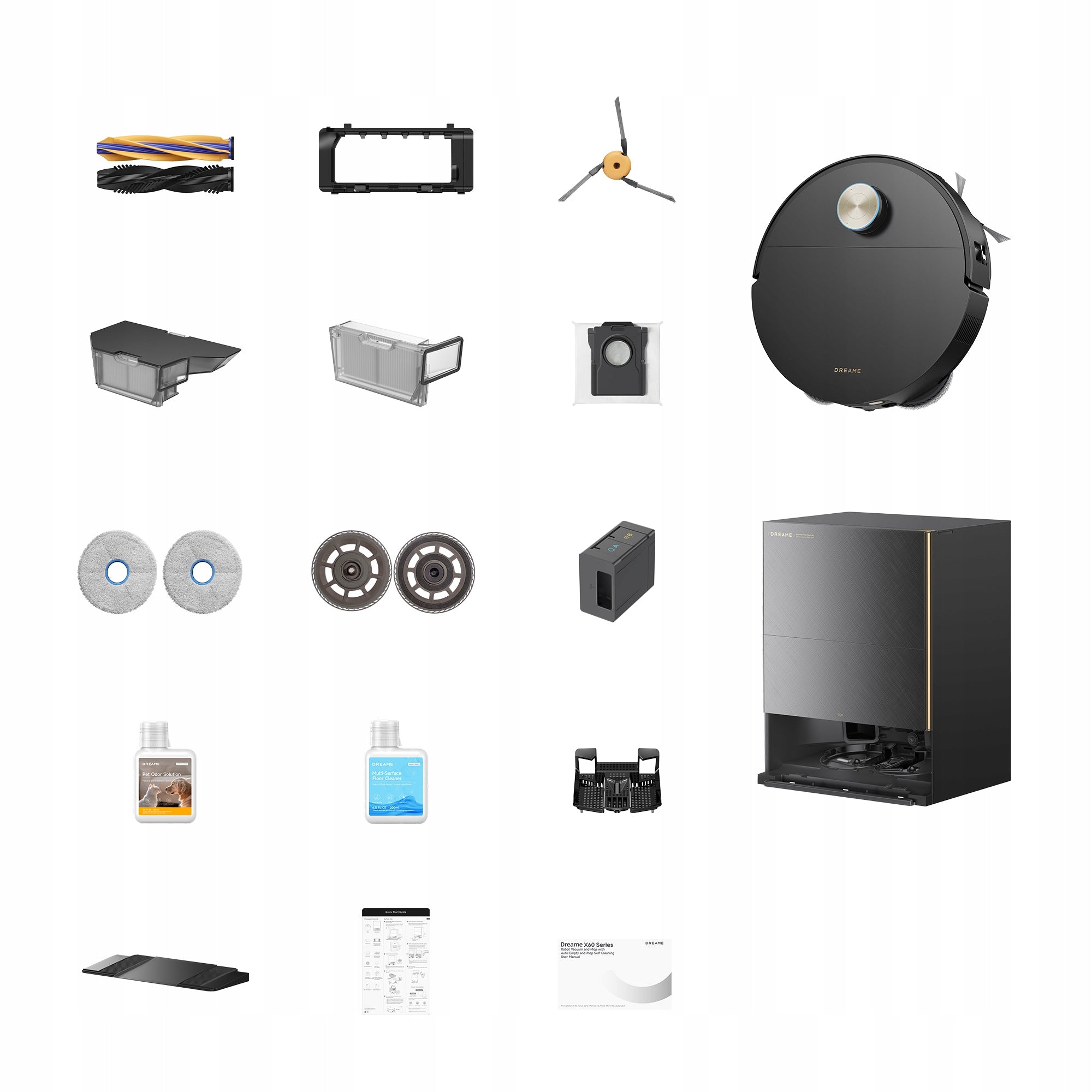 Cleaning robot DREAME X60 ULTRA Black 35 kPa Mop Manufacturer code 6978515258947