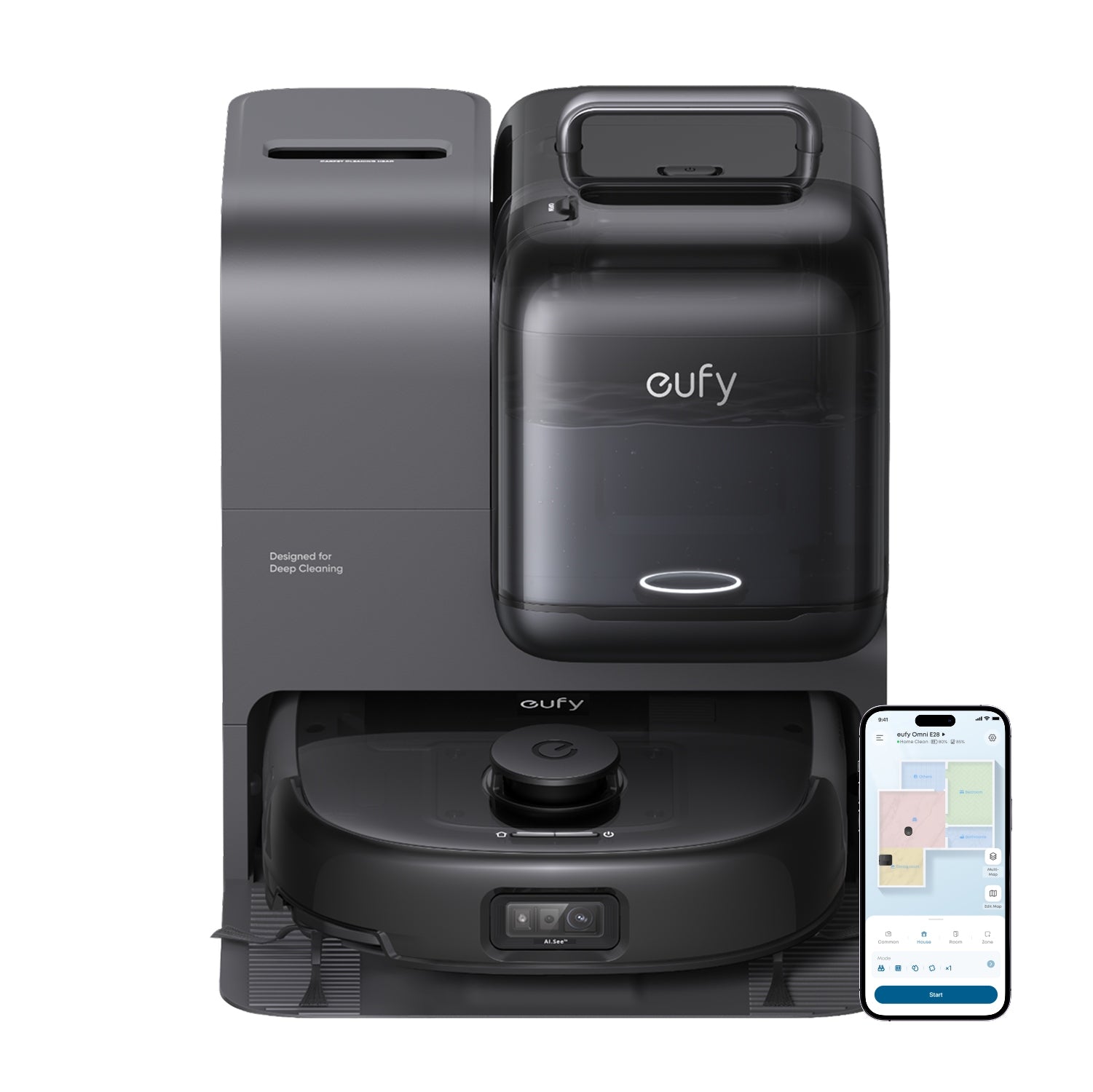Cleaning robot Eufy Omni E28 3in1 vacuuming floor cleaning 20000Pa Manufacturer code T2352G11