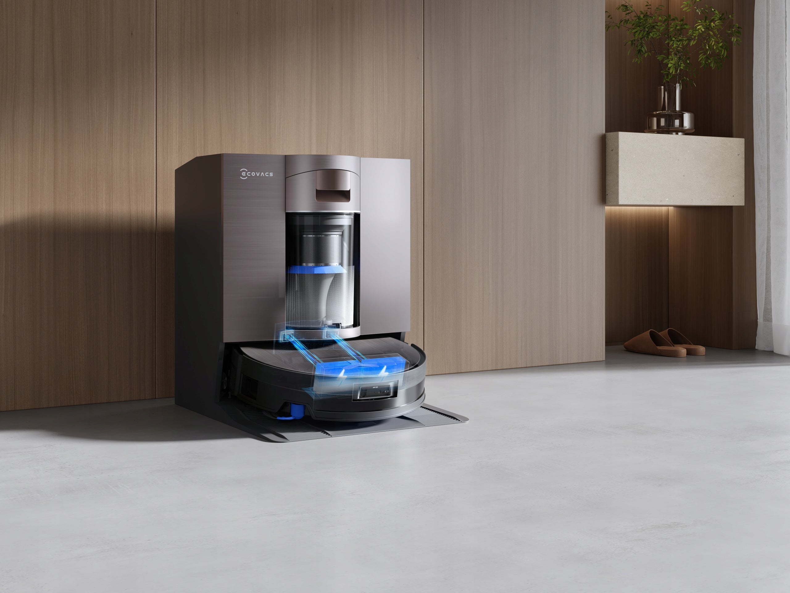 Cleaning robot mopping Ecovacs DEEBOT X11 OmniCyclone + washing station Model DEEBOT X11 OmniCyclone Black