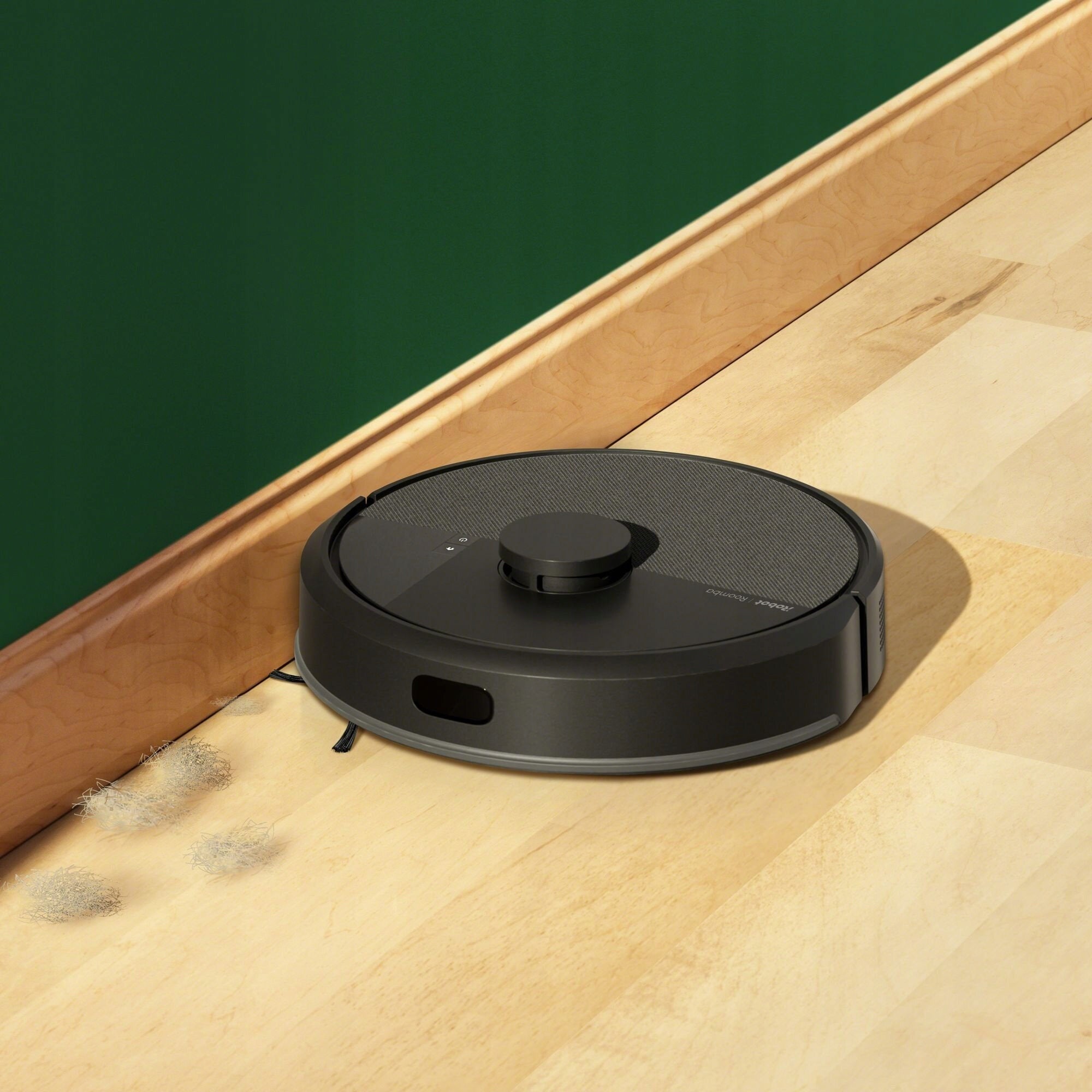 Cleaning robot mopping vacuum cleaner IROBOT Roomba Combo 105 Black Dust container volume 0.4 l
