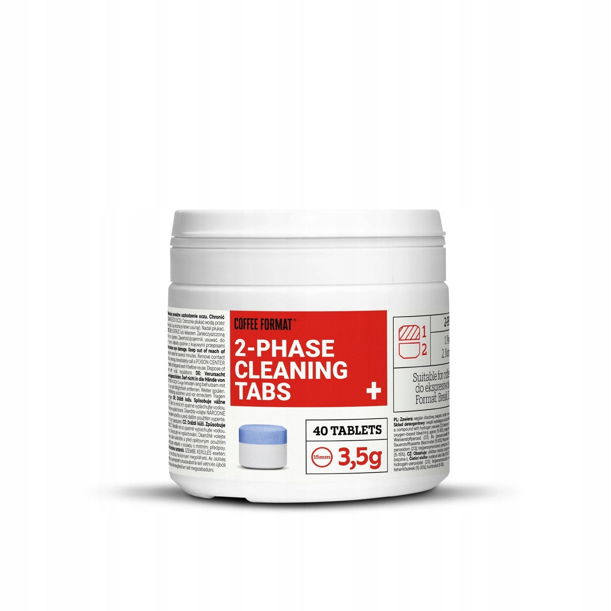 Cleaning tablets for Coffee Format 40 pieces