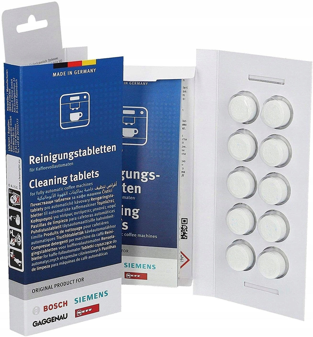 Cleaning tablets for coffee machines and kettles Bosch 00311940 2,2 g 10 pieces