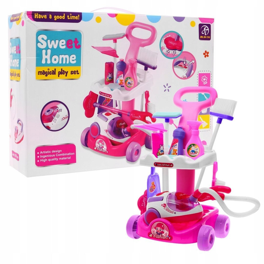Cleaning trolley for children 3+ Interactive vacuum cleaner + Balls + Accessories