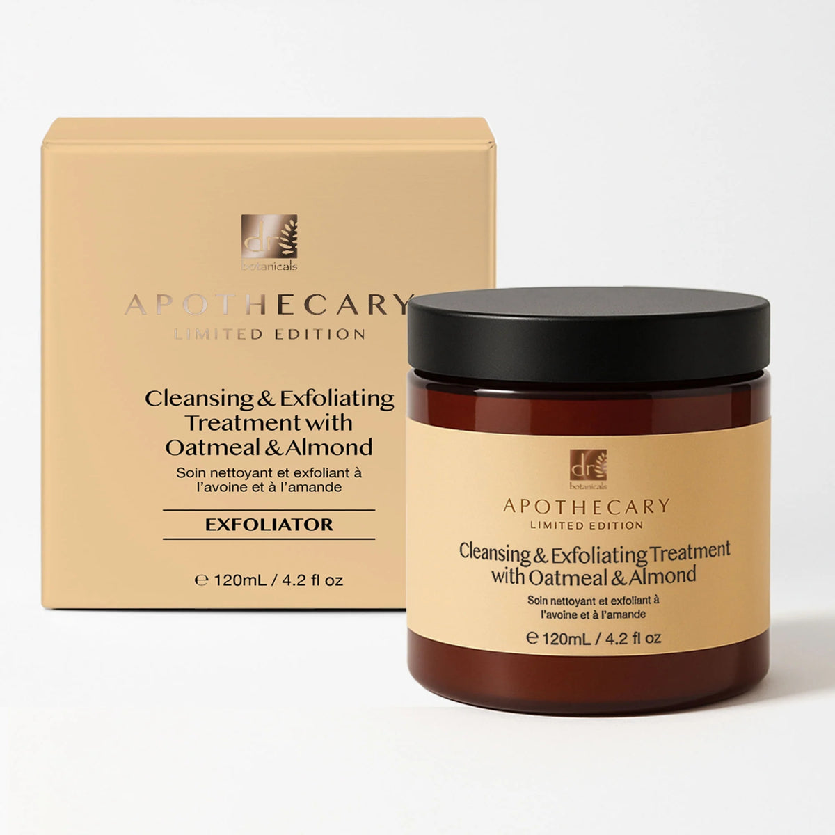 Cleansing and exfoliating treatment with porridge and almonds 120ml