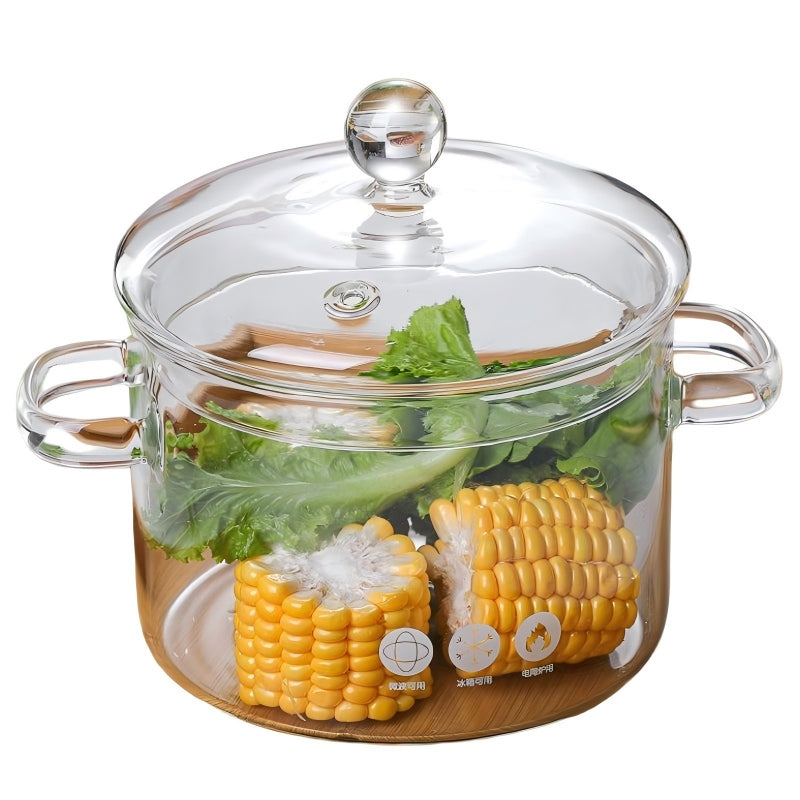 Clear Glass Simmer Pot1.3L