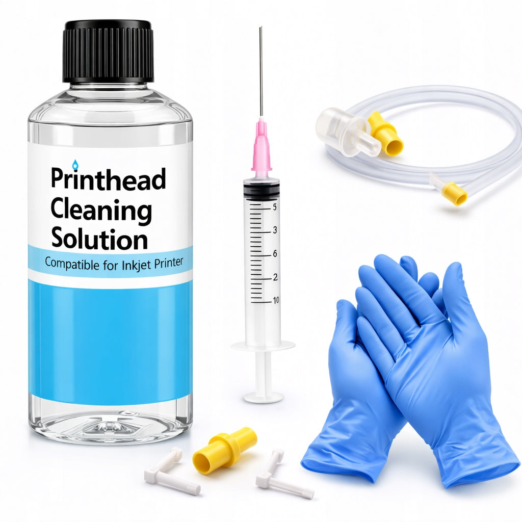 Clearing heads Epson Canon Brother HP + liquid 500 ml + accessories
