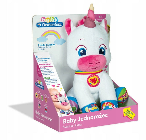 Clementoni 50544 Interactive Plush Unicorn