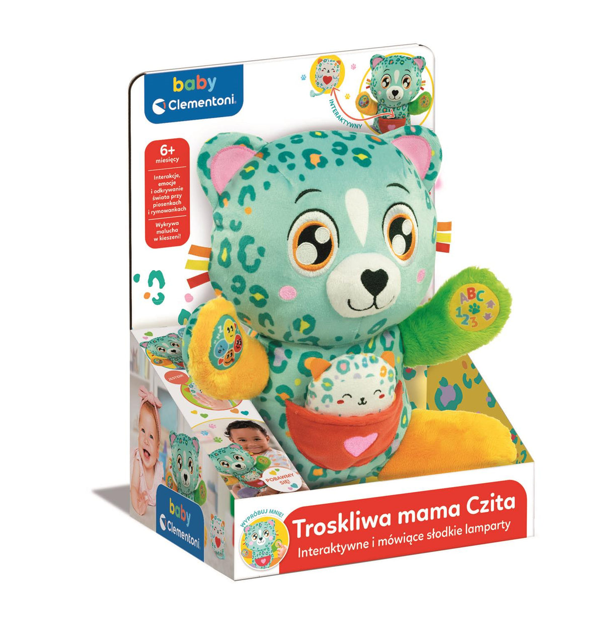 Clementoni Baby Caring Mom Chita Interactive Plush