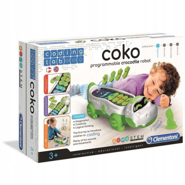 Clementoni Educational Robot Crocodile Koko Laboratory of Robotics 50108