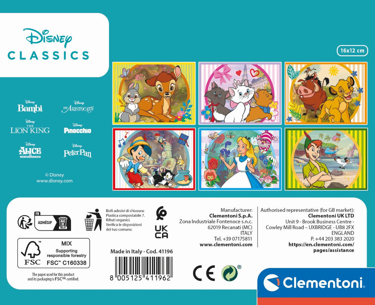 Clementoni Picture blocks 12el Disney 41196 Clementoni Brand Clementoni