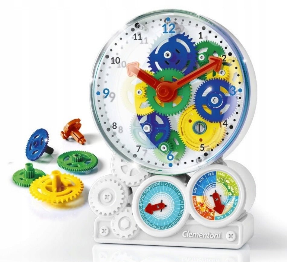 Clementoni Scientific Fun Educational Set How the Clock Works for Assembly 8+ Packaging status original