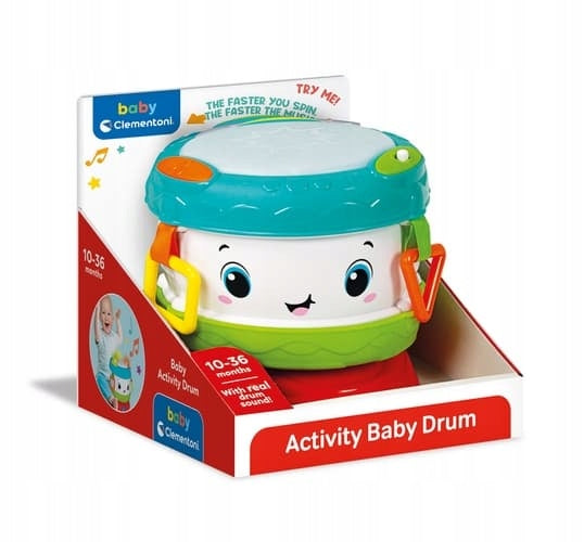 Clemmy baby - Interaktivní bubínek Color multicolor
