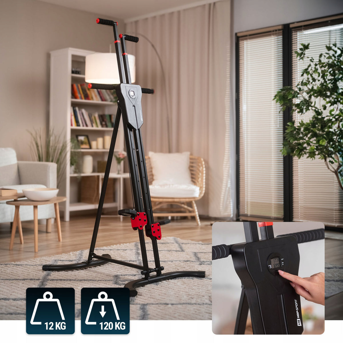 Climbing Vertical Climbing Simulator with Adjustable Handles Stepper Straight Manufacturer code HS-CM200