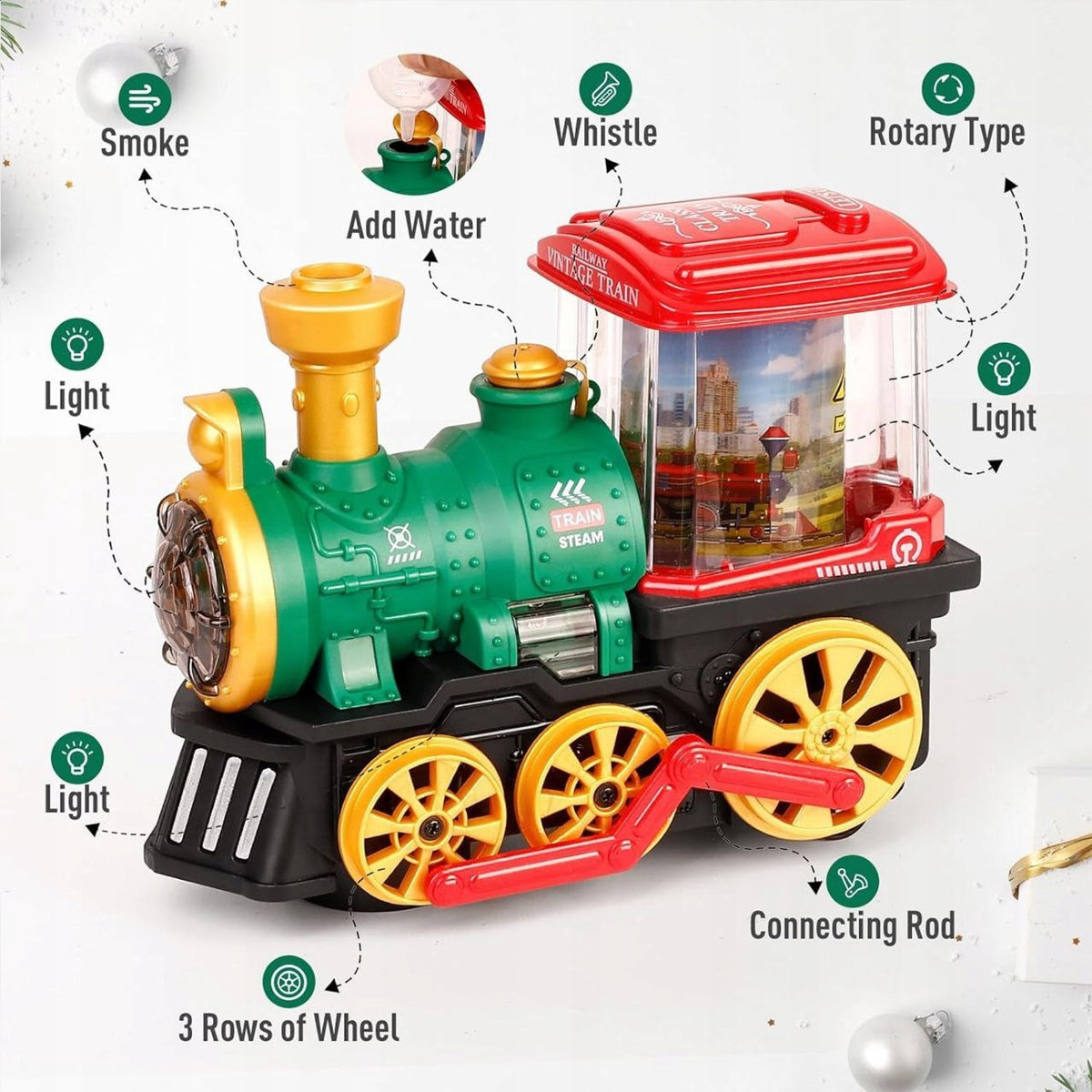 Clothes Electric Locomotive Battery Operated Pair LED Light Sounds TOY Manufacturer code Zabawka Dla dzieci
