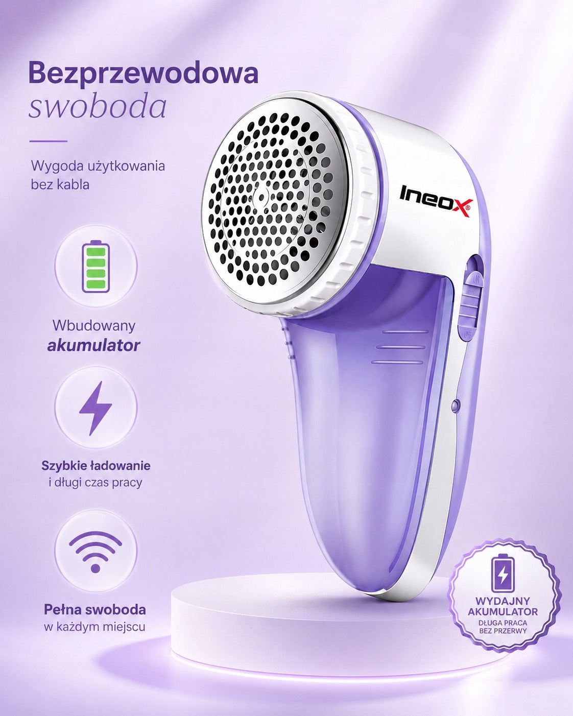 Clothes Shaver Electric Cordless Machine Strong For Fabric Sweaters Packaging status original