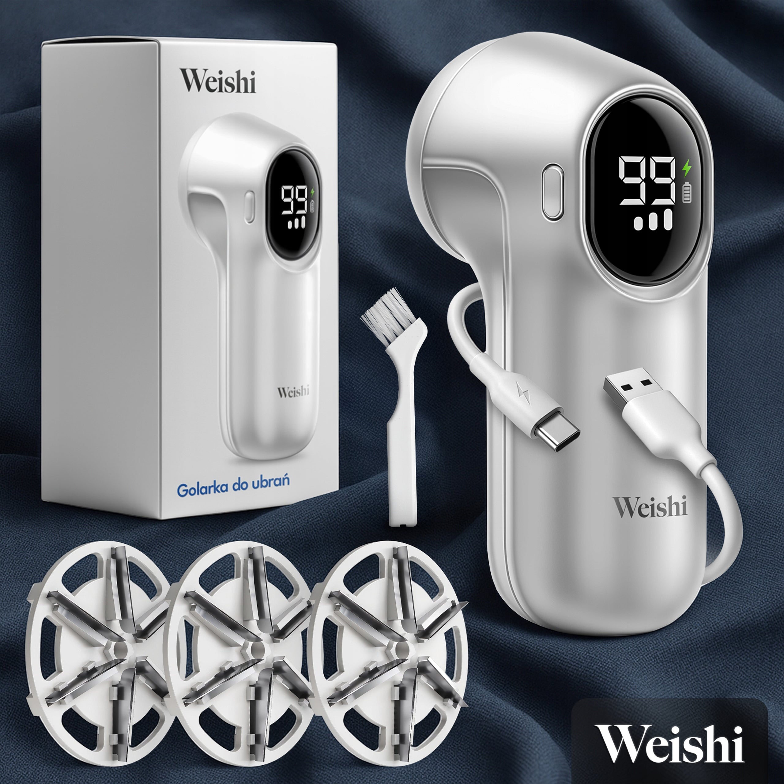 Clothes Shaver Sweaters Clothing Machine POWERFUL Electric CORDLESS Manufacturer code MASZYNKA ELEKTRYCZNA DO ZMECHACEŃ PREZENT
