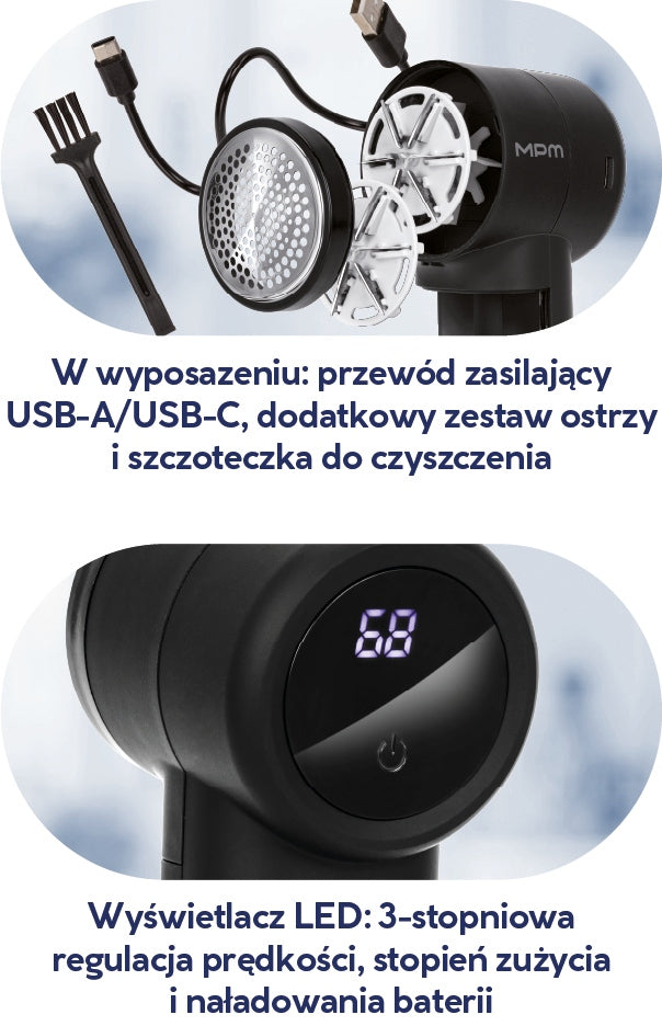 Clothes shaver MPM MMU-05 Manufacturer code MMU-05
