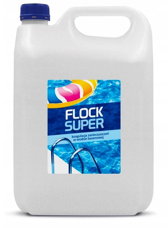 Cloudy and Green Water Pool Antialgae + Coagulant Effective Set Brand Gamix