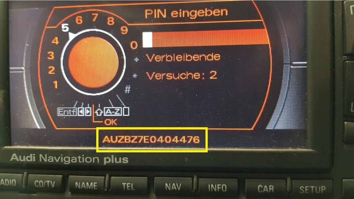 Code for Radio Concert Chorus RNS-E Symphony Gamma Beta Delta BNS ( Audi ) Manufacturer code Kod do radia Audi zdalnie rozkodowanie