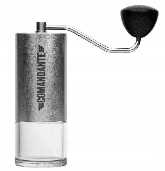 Coffee Grinder Comandante C40 MK4 Tigershark Steel Black