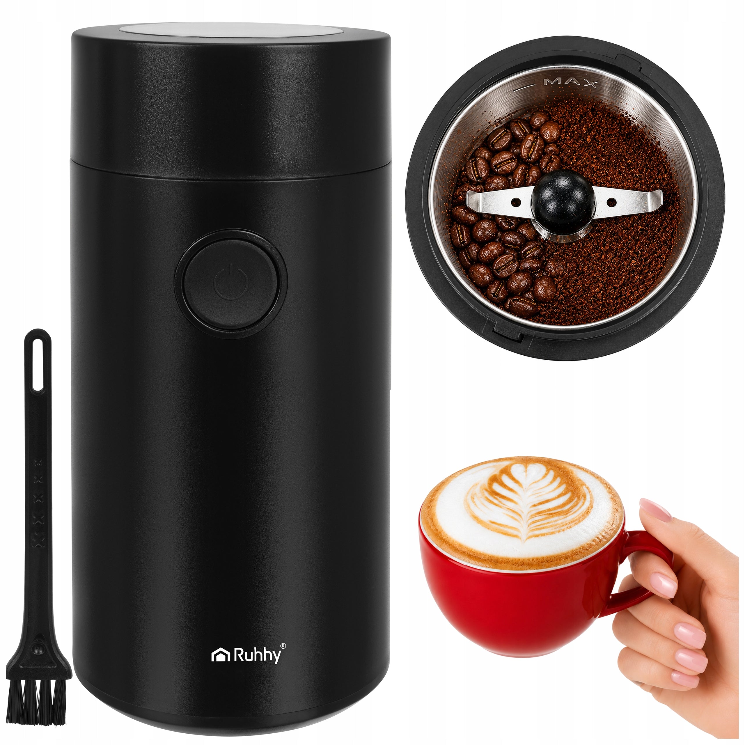 Coffee Grinder Electric Grinding Nuts Spice 150W Strong BPA Free