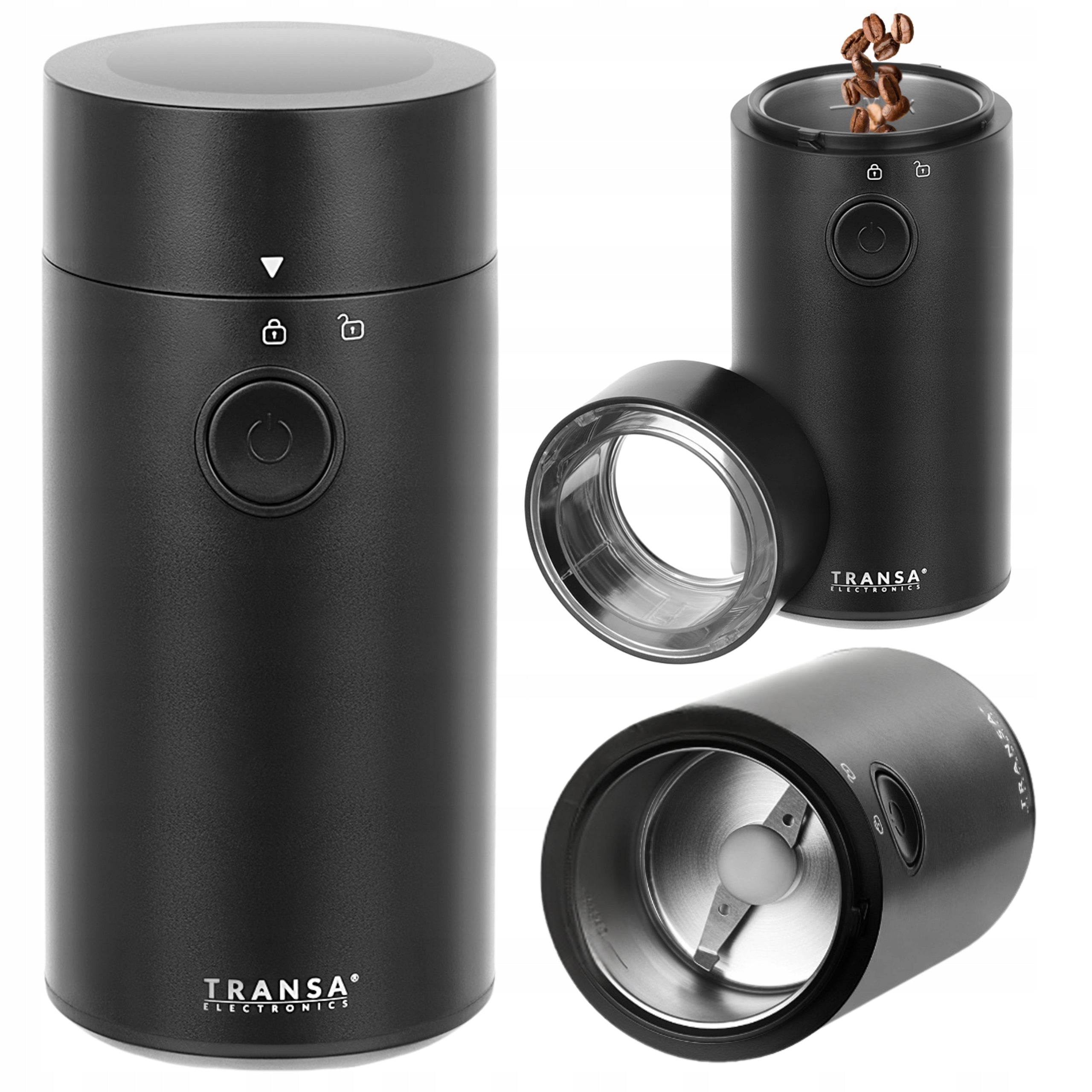 Coffee Grinder Electric Stainless Steel Blades STRONG 200W