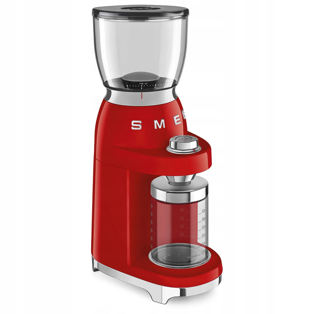 Coffee Grinder SMEG CGF11RDEU Red Dominant color red