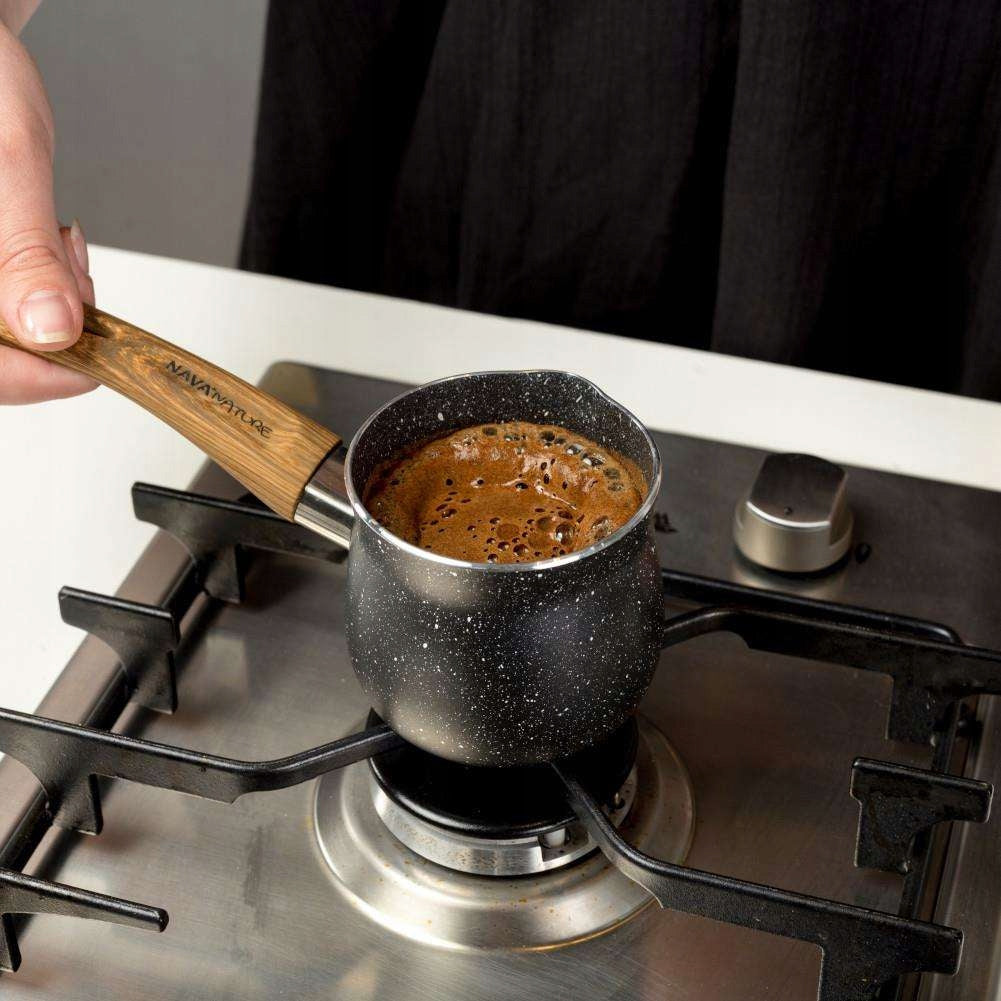Coffee crucible NAVA granite non-stick NATURE 300 ml Brand Nava