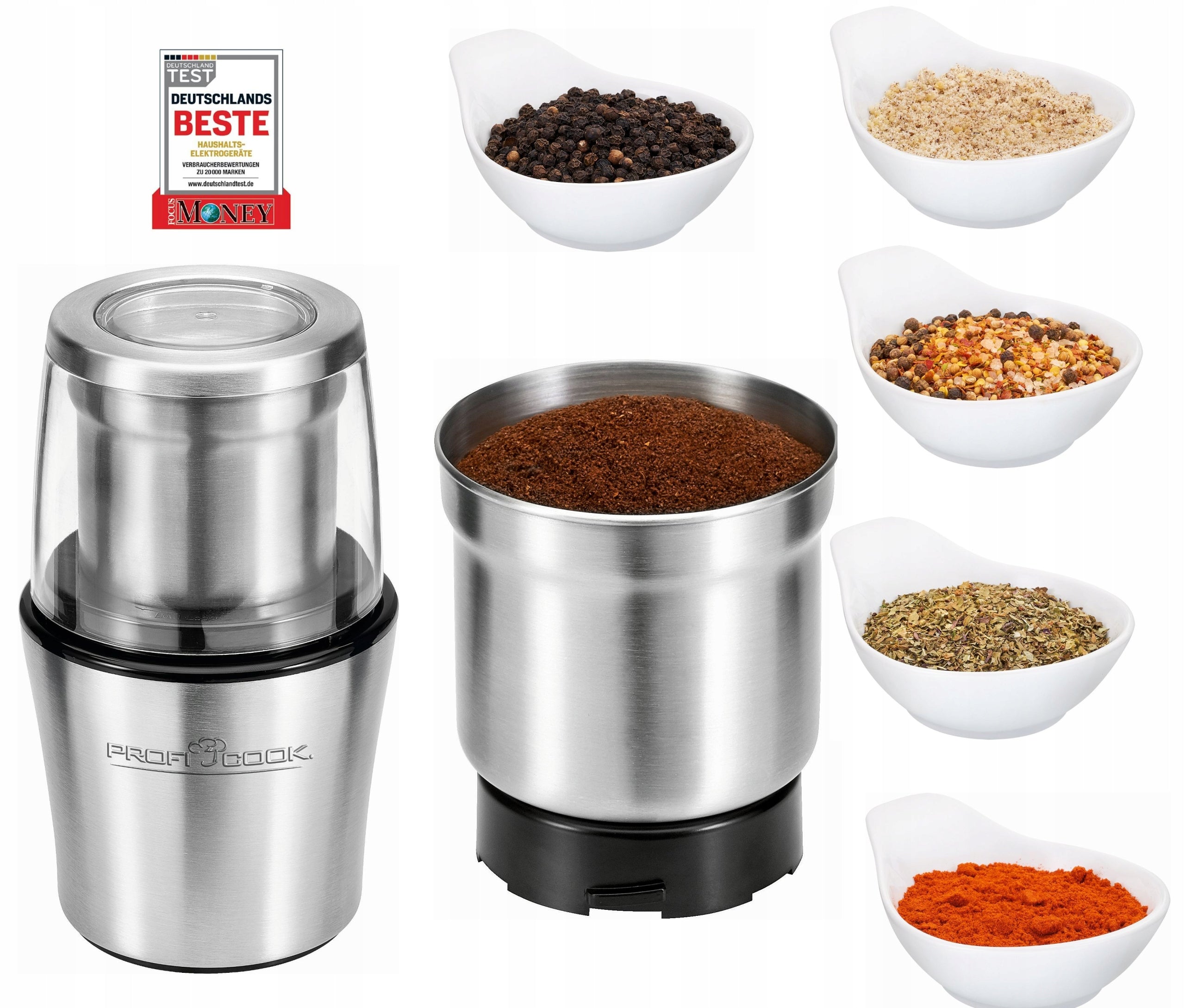 Coffee grinder, seeds, nuts and shredder ProfiCook PC-KSW 1021