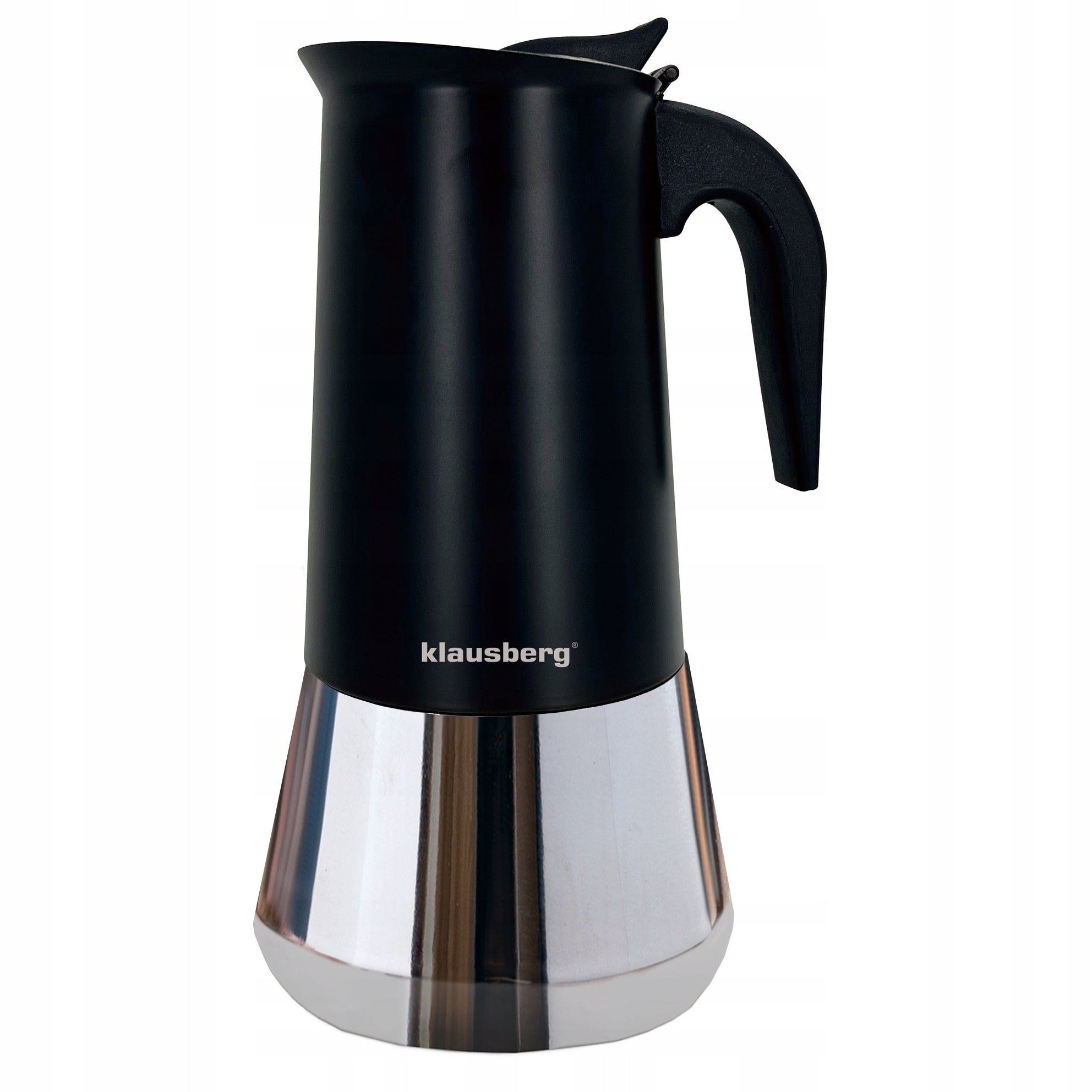 Coffee maker Klausberg KB-7847 steel induction Espresso gas 12 cups Coffee Packaging status original