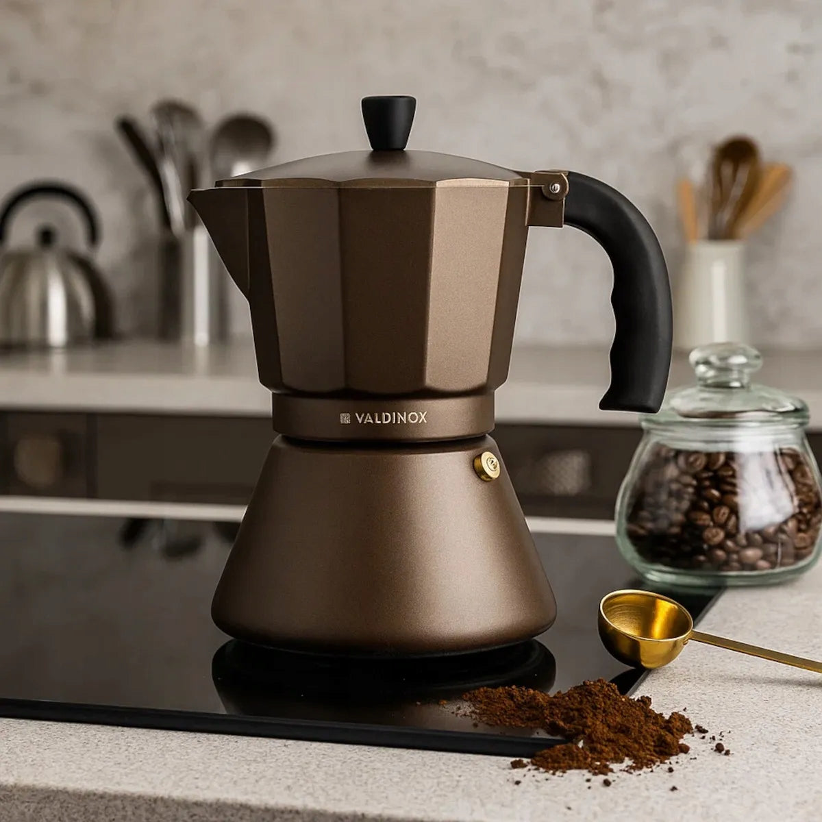 Coffee maker induction 300 ml coffee maker for 6 cups Valdinox Aurum Manufacturer code 020402332