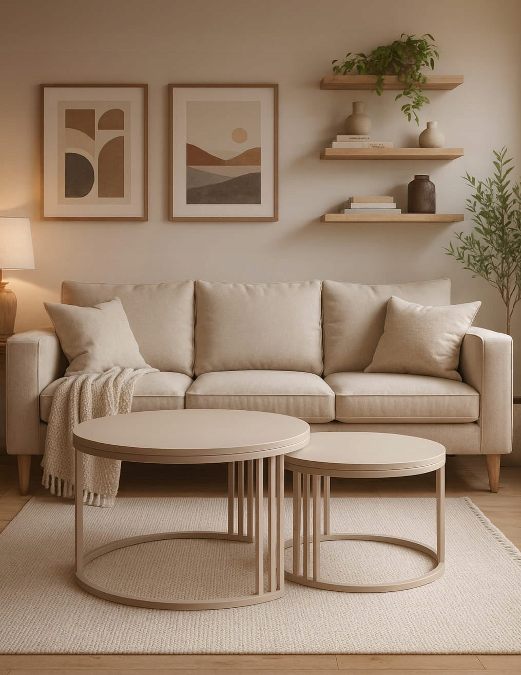 Coffee table 2in1 LUX cashmere 700/500 Packaging status original