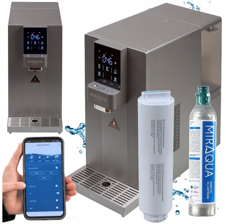 Cold Hot Water Dispenser Carbonated Reverse Osmosis OPUS Miraqua Omega
