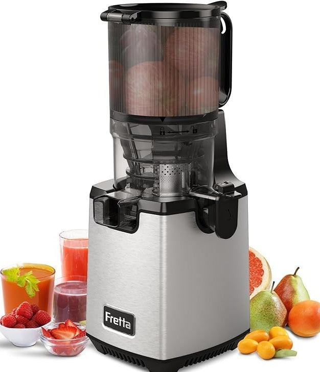 Cold Press Slow Juicer 250W Stainless Steel Quiet Operation