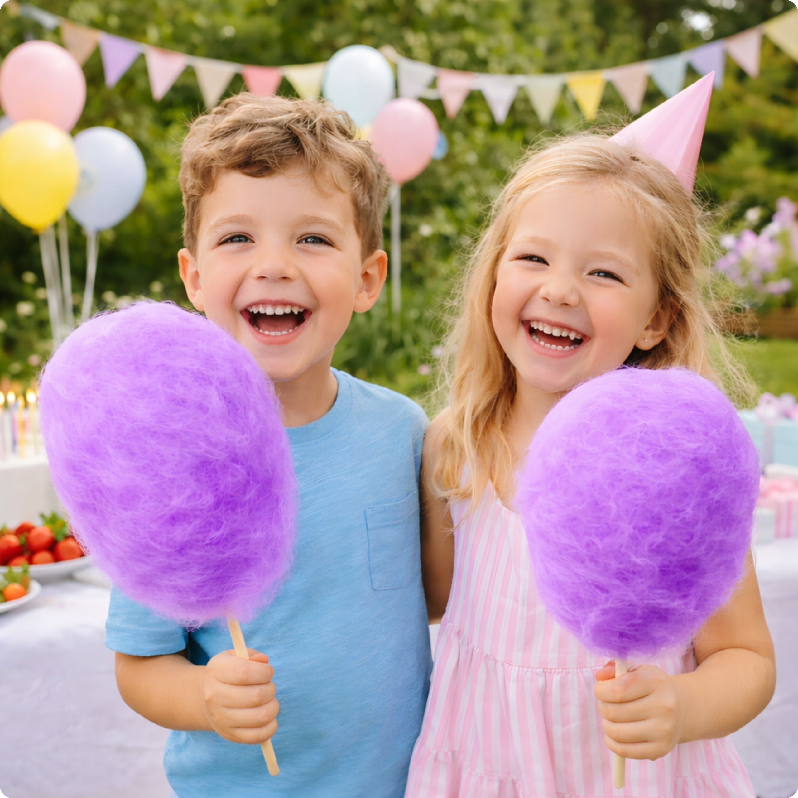 Colorful Cotton Candy Sugar for Grape Flavour Machine 1KG Packaging status original