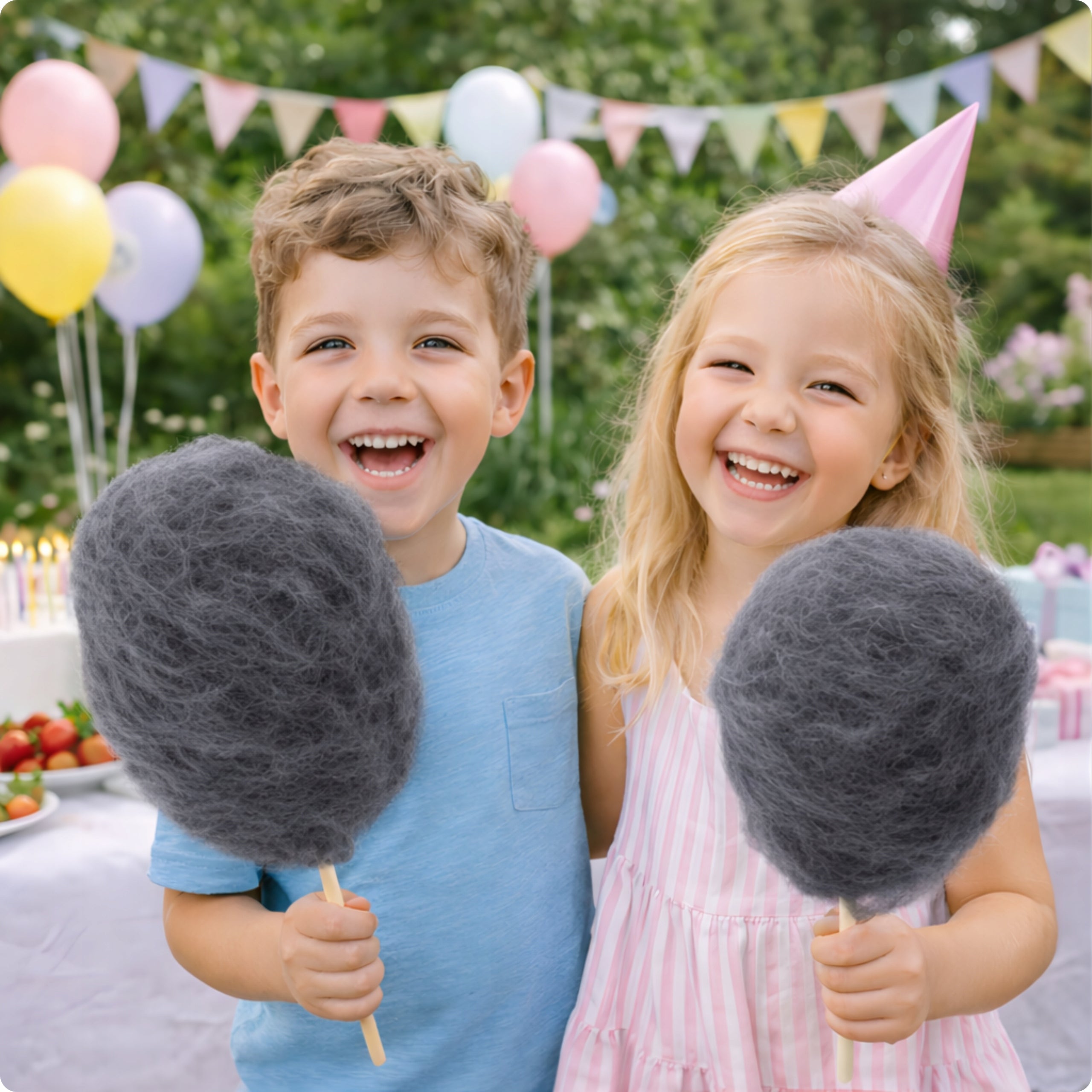 Colorful Cotton Candy Sugar for Taste Machine COOKIES WITH CREAM 1KG Packaging status original