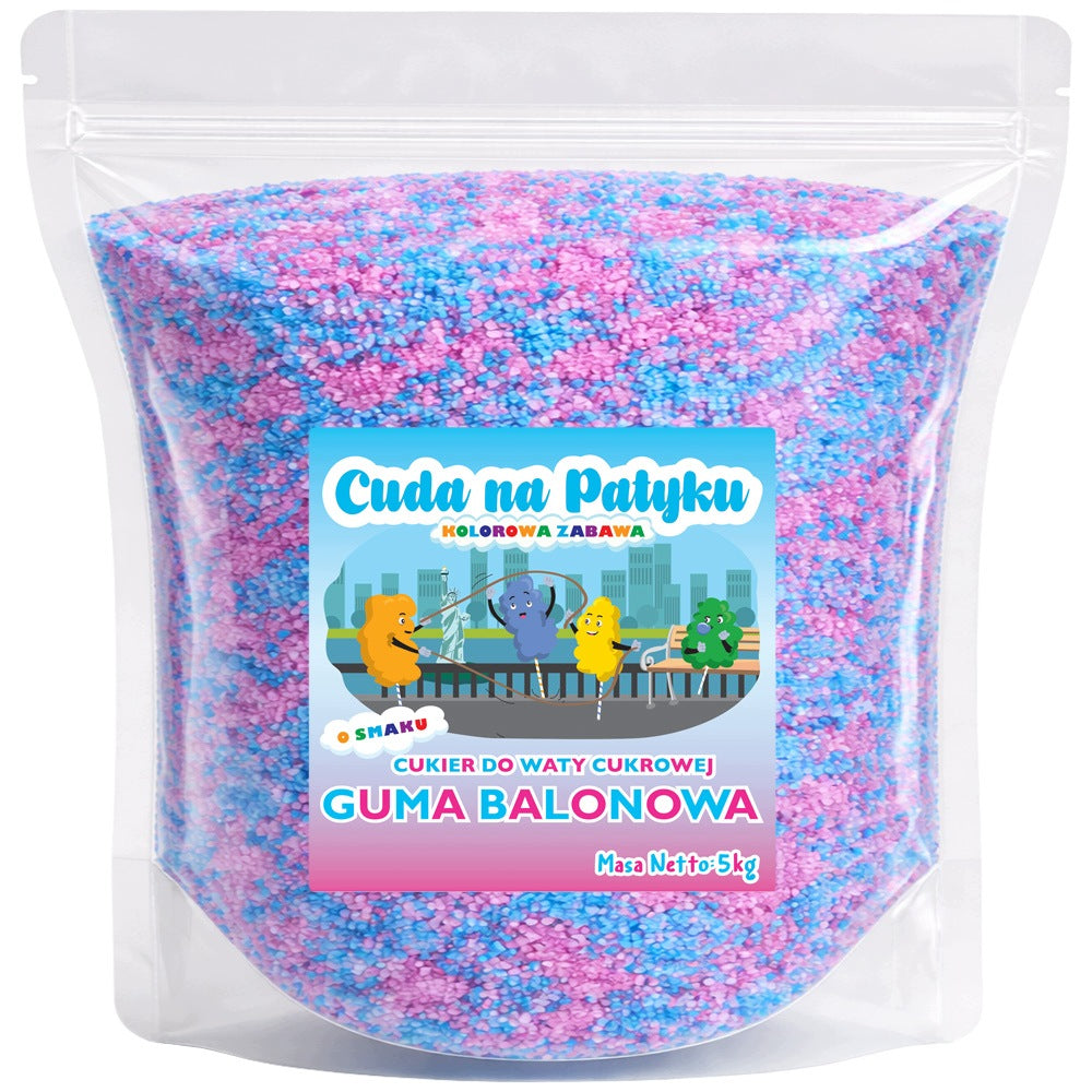 Colorful Cotton Candy Sugar for Taste Machine Rubber Two-Color 5 KG