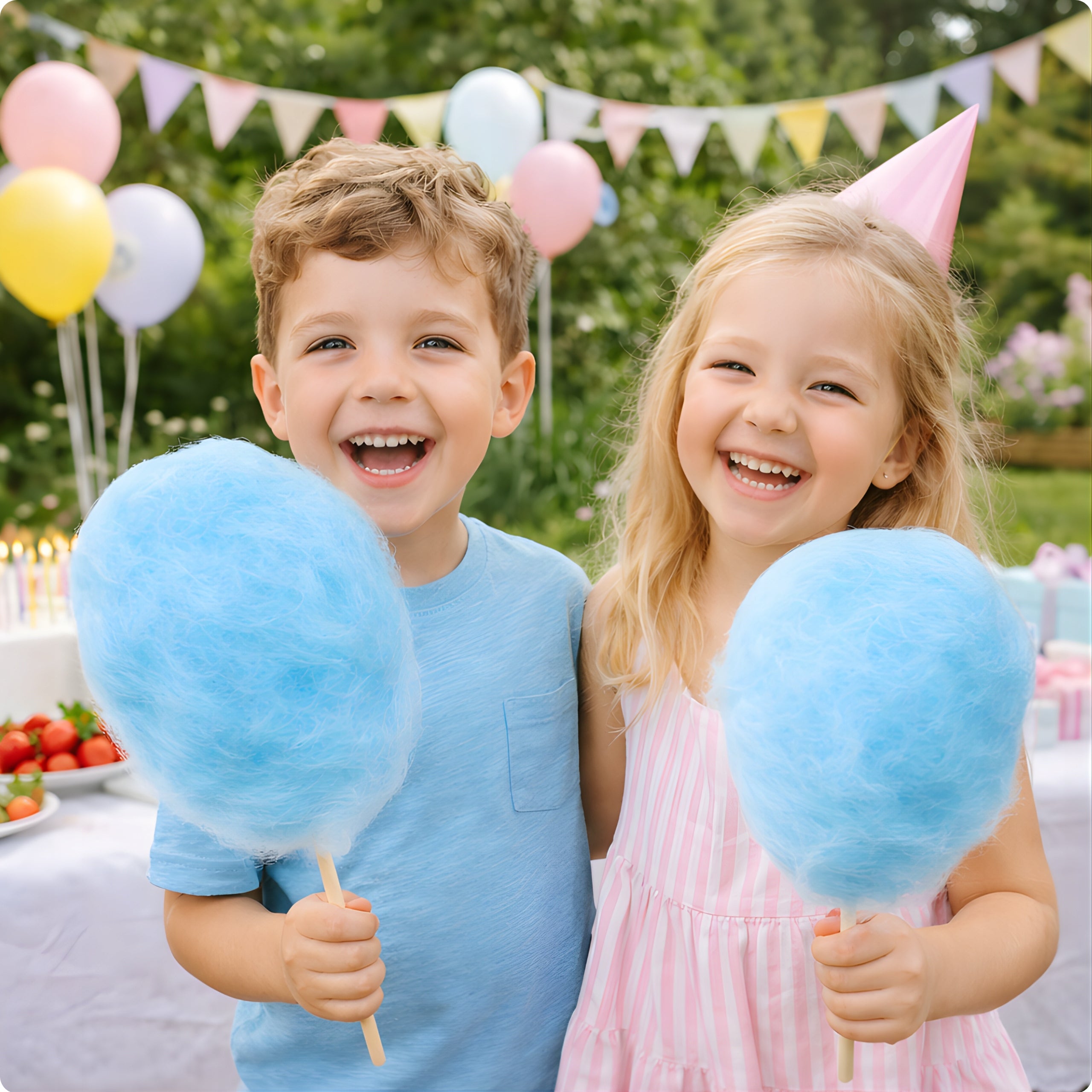 Colourful Sugar For Cotton Candy Flavored Landrynka 1 kg Packaging status original