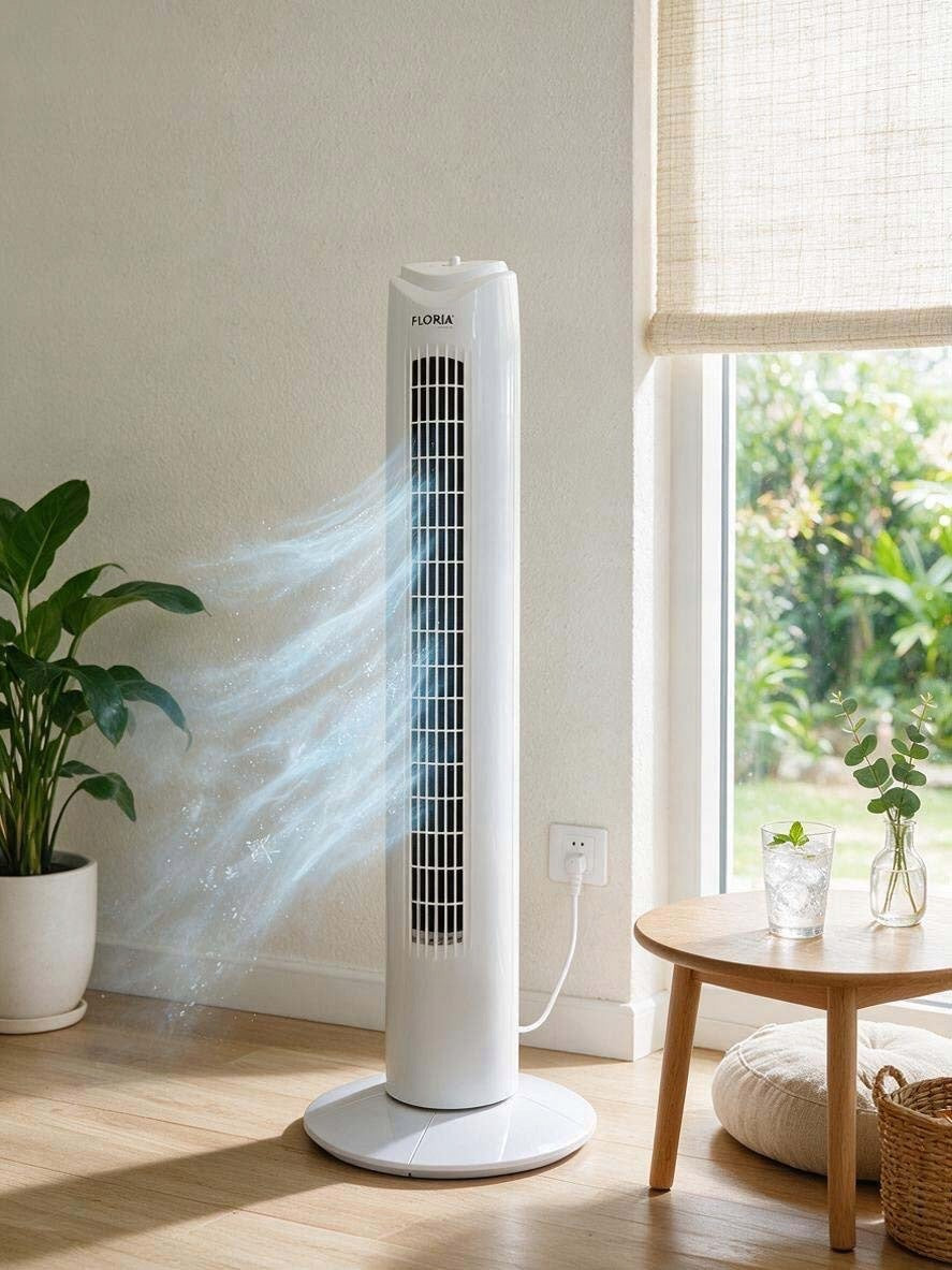 Column Fan 80cm FLORIA Tower Oscillation Timer