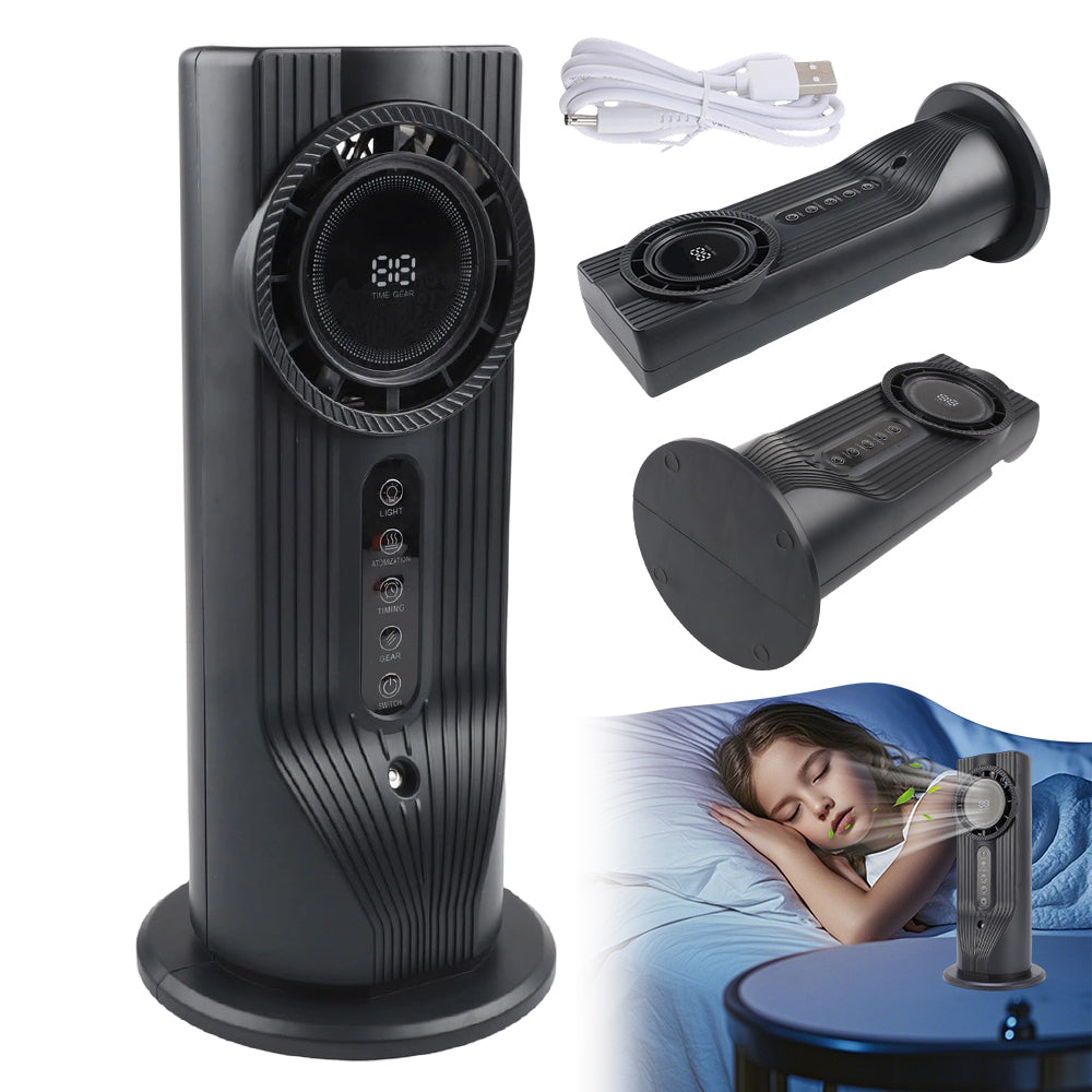 Column Fan Standing Quiet Bedee 6 Modes With Humidifier Timer 6hBlack