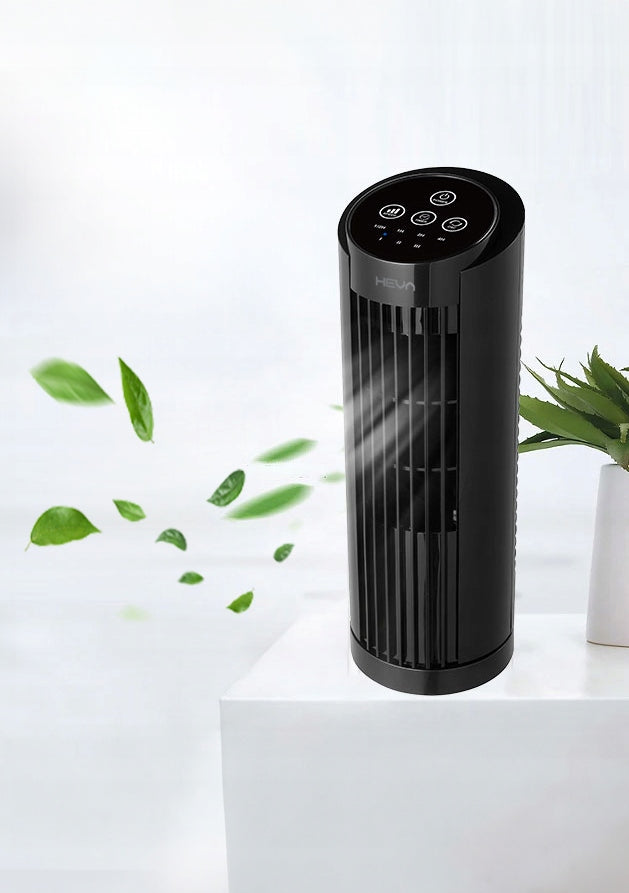 Column fan HEVA PIX desk fan quiet standing LED remote control Fan type column
