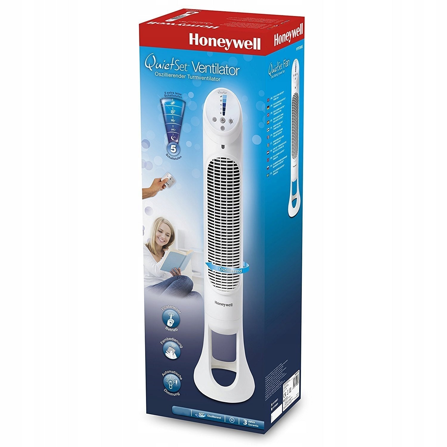 Column fan Honeywell HYF260E4 white Packaging status original