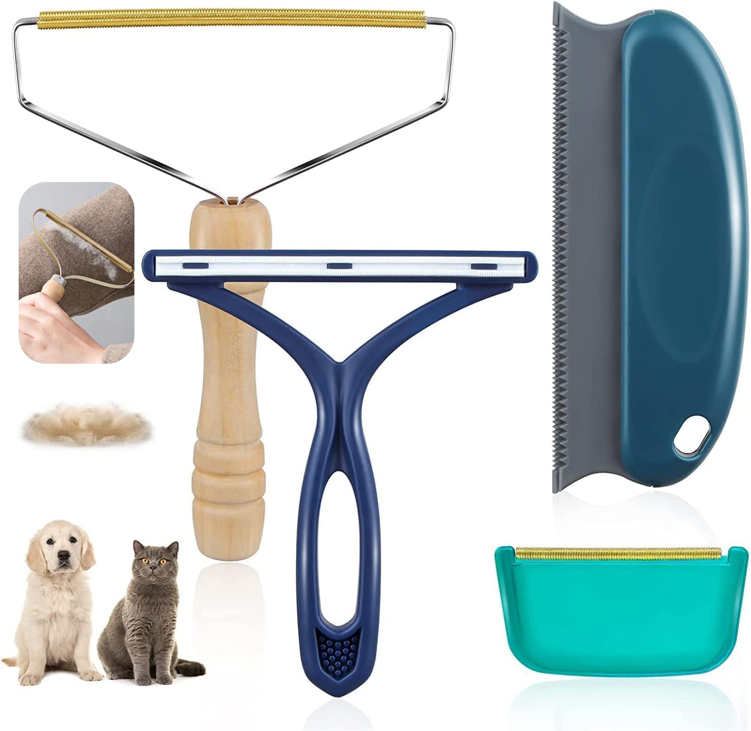 Comb for removing hair pilling clothes tapic