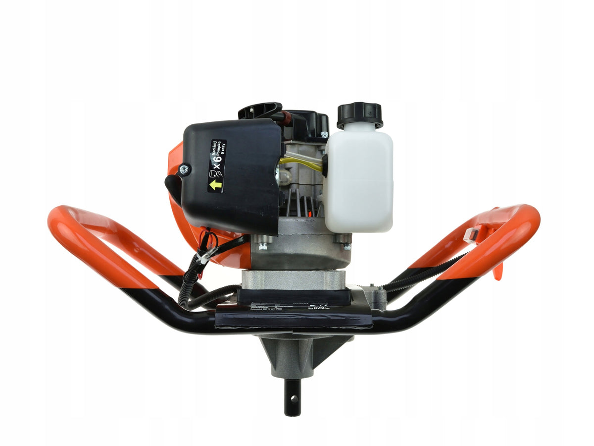 Combustion drill without drill bits Batteries included no