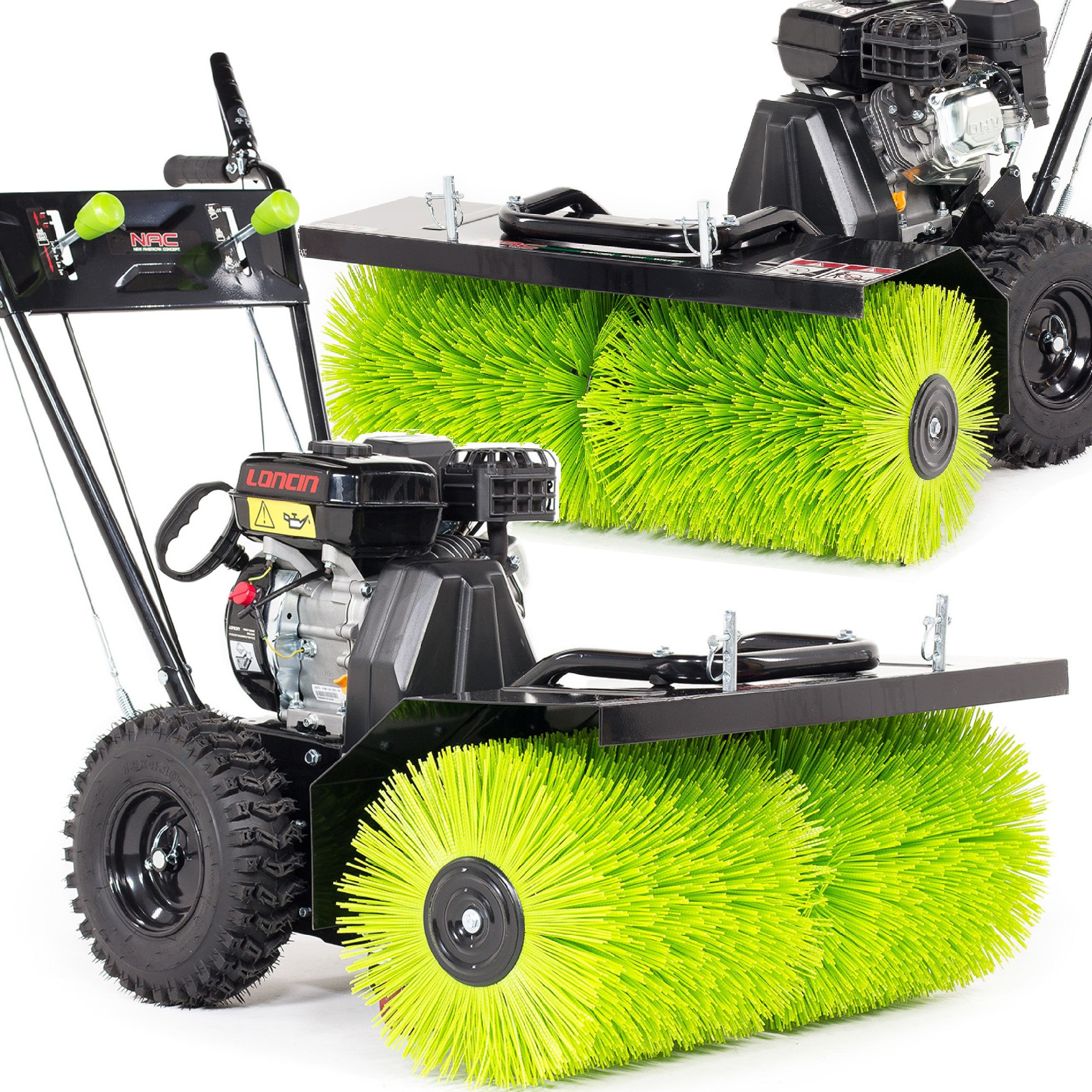 Combustion sweeper with DRIVE for cube LONCIN 196cm3 4.1kW 80cm GEARS 5+2