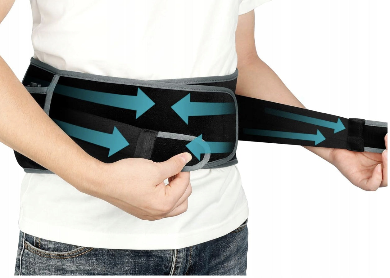 Comfytemp Heated Lumbar Belt Wireless Massage 3 Modes Black Manufacturer code 6912765373814