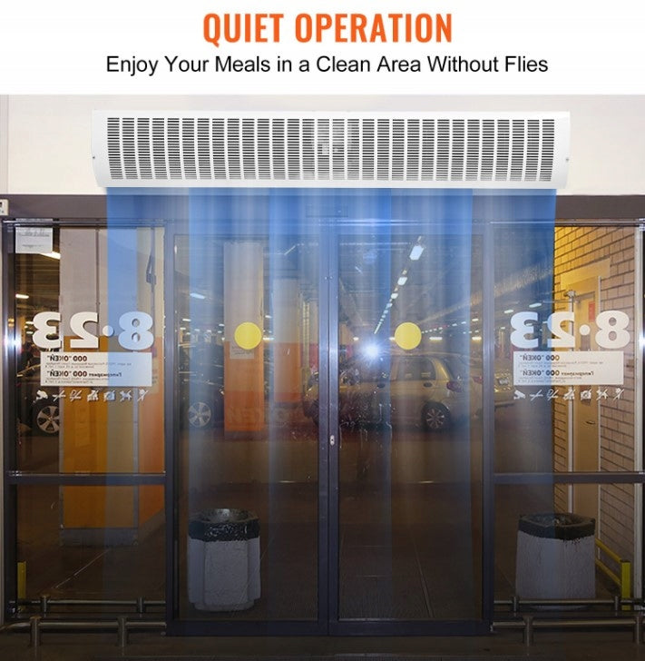 Commercial Indoor Air Curtain 60 Inch Axial Brand no brand