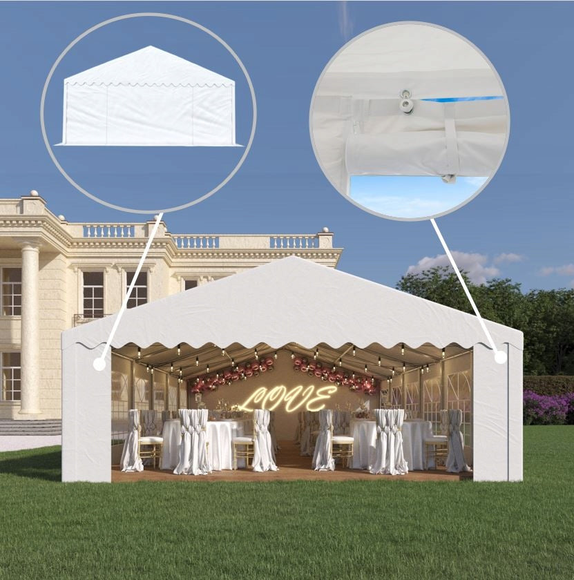Commercial Party Catering Tent 5x10m x 10m PVC Pavilion Manufacturer code Namiot imprezowy PVC 5x10