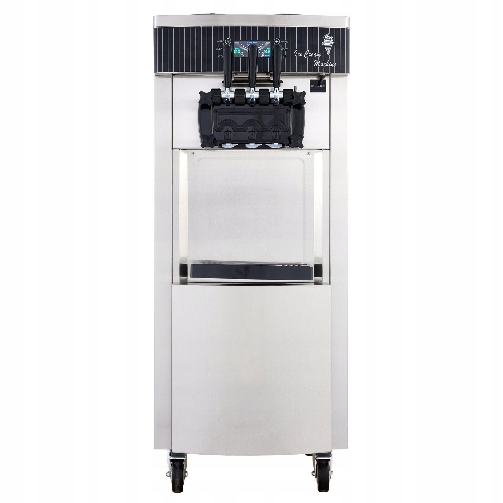 Commercial Soft Ice Cream Maker 2x6L 3 Flavors 2200W Catering Packaging status original