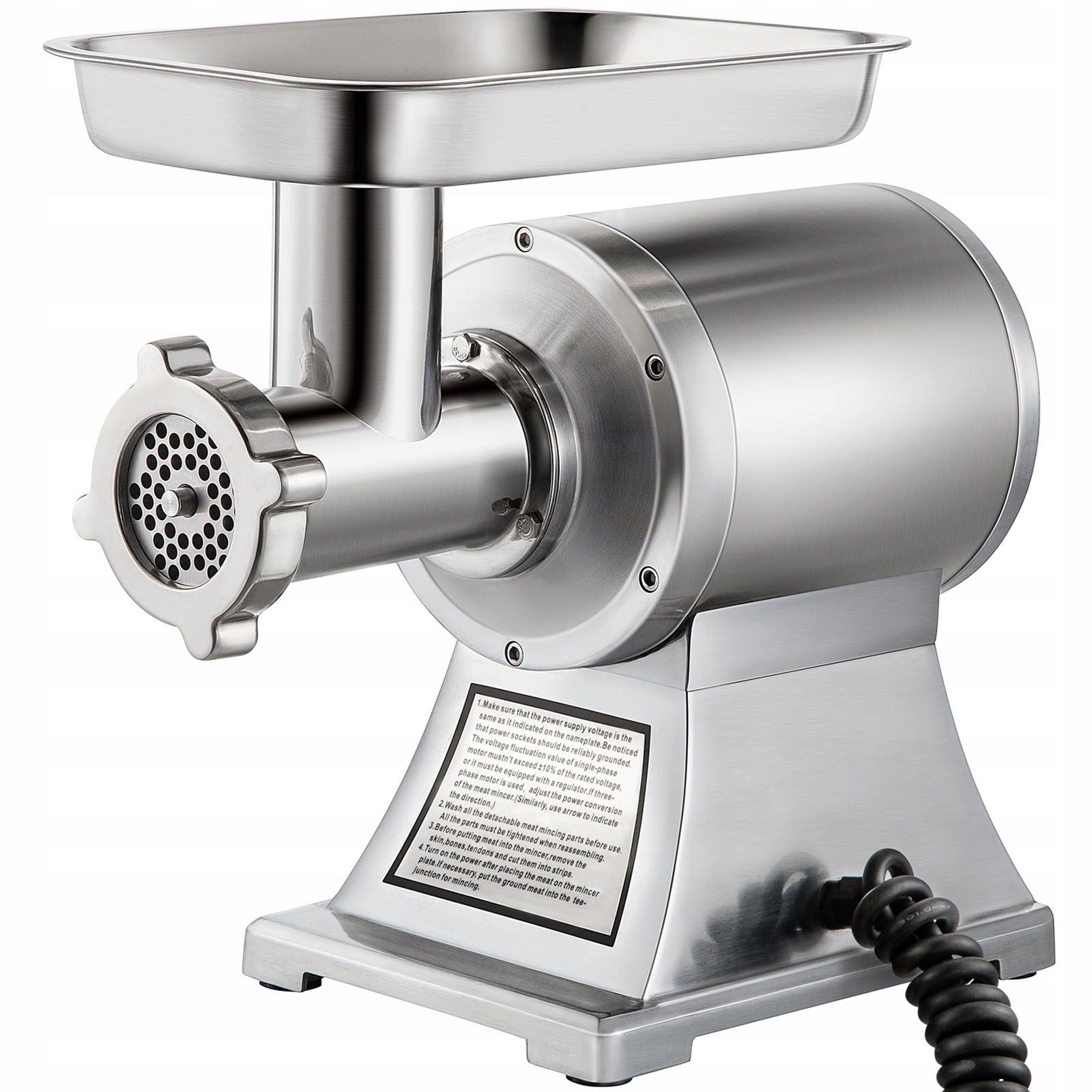 Commercial Stainless Steel Meat Grinder 450lbs Sausage Stuffer 850W Brand Vevor